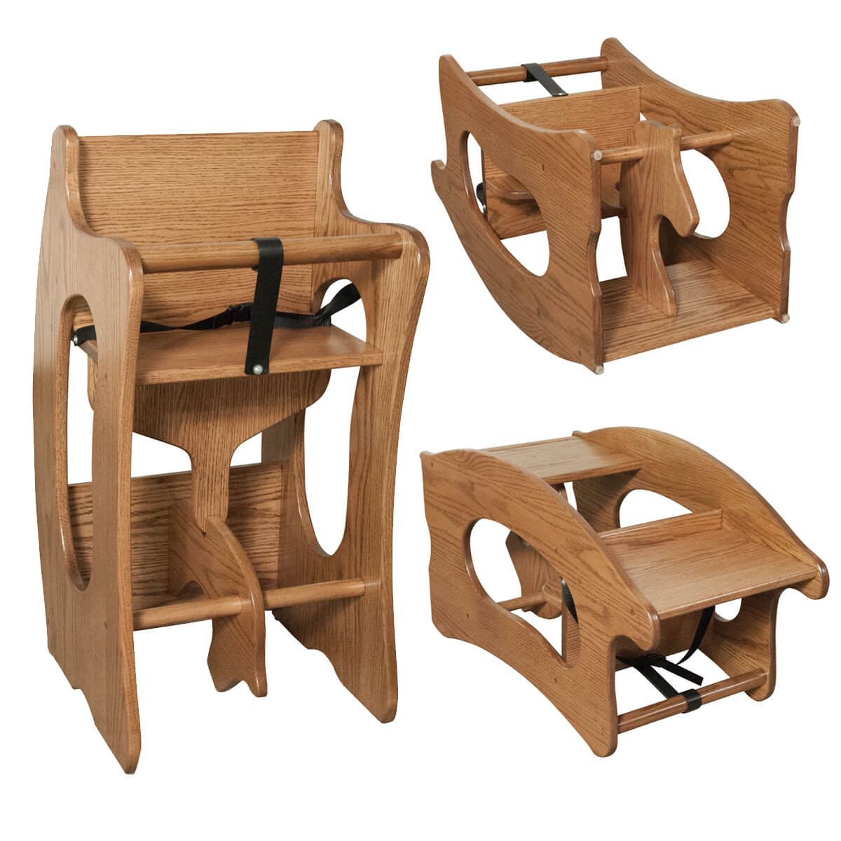 Read more about the article 3-N-1 High Chair, Desk, Rocking Horse