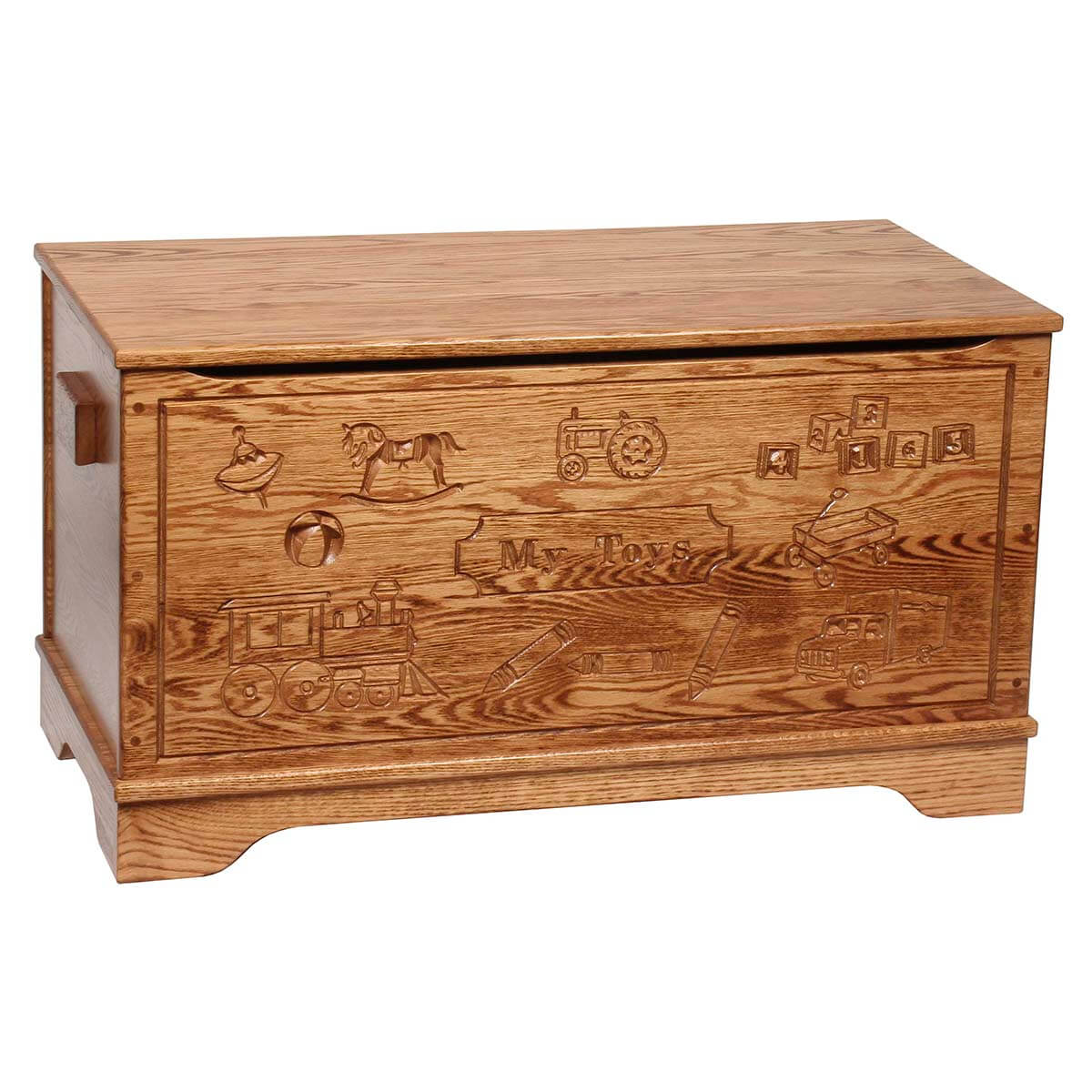 Read more about the article Toy Chest, Carved – Oak